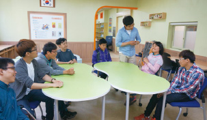 전북푸른학교 &lsquo;너랑나랑&rsquo; 2015 사제동행 인권동아리선정 모습
