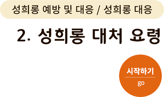 성희롱 예방 및 대응/성희롱 대응 - 2. 성희롱 대처 요령. 시작하기(go)