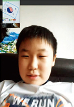 쌍방향 수업으로 배움 정리하는 모습 사진