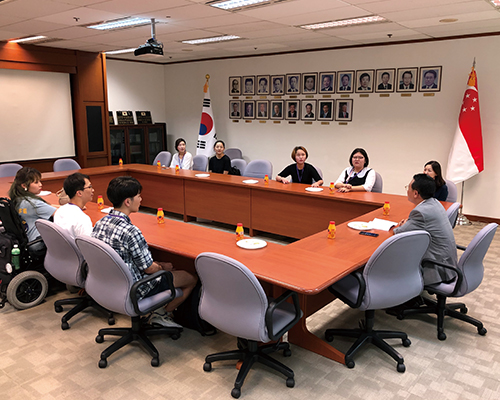2019 글로벌 챌린지(싱가포르) 해외연수 프로그램 단체 사진