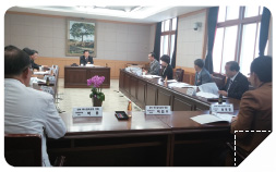내년도 진학 학생 선정·배치 심사 모습