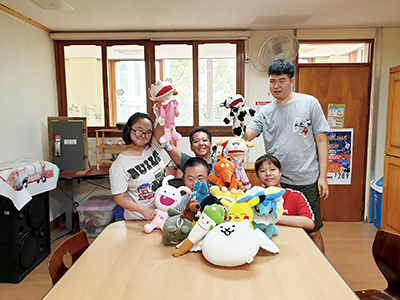 파주새얼학교 인형극 사진