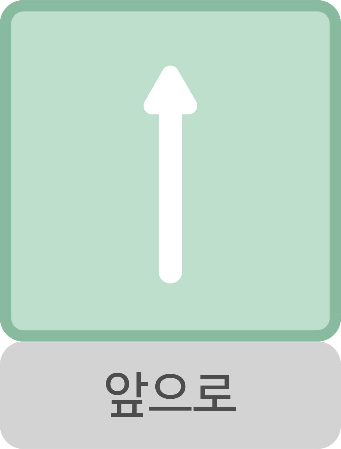 초록색 앞으로 카드