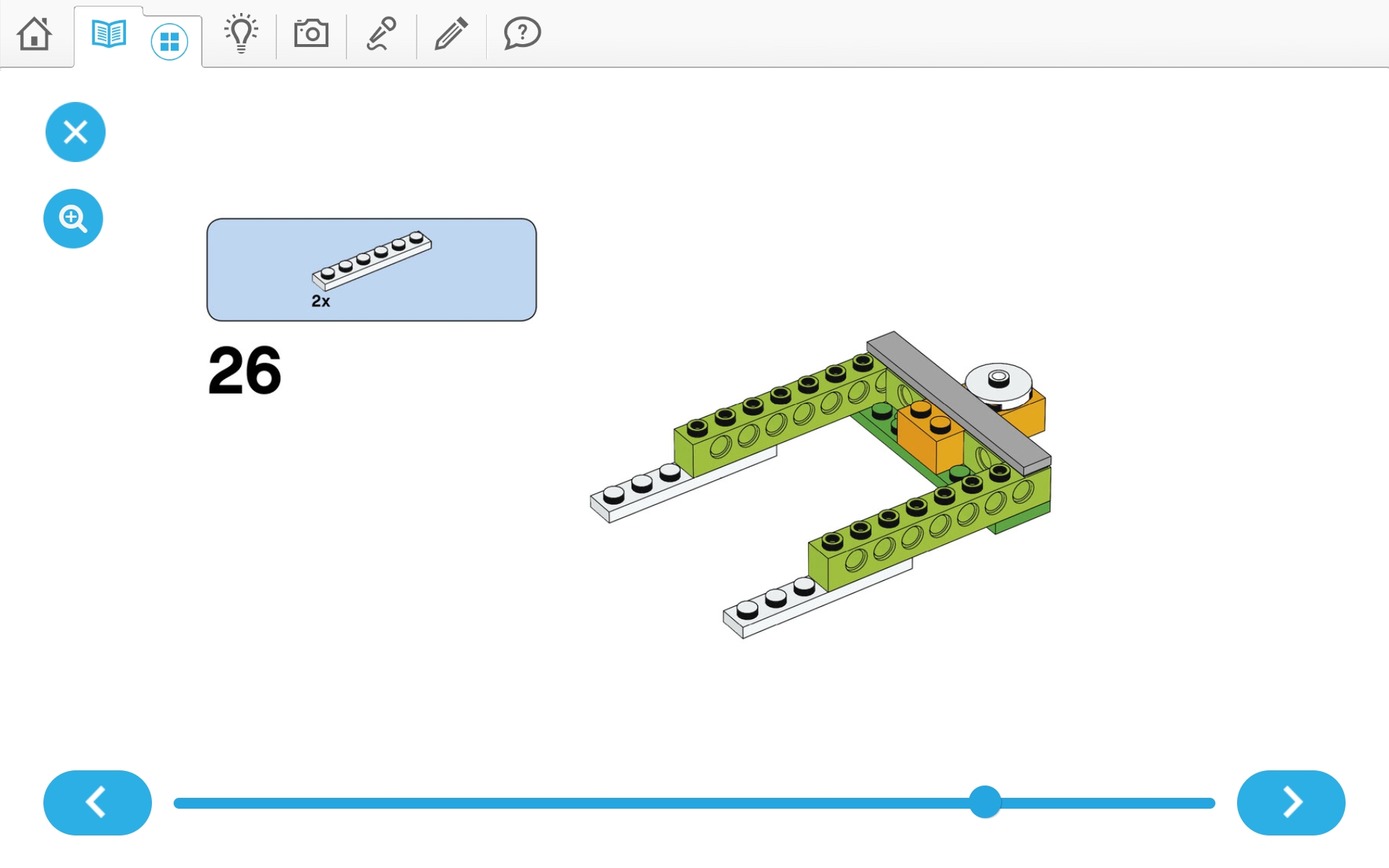 이미지.  위두(WeDo 2.0)로 당기기 로봇 만들기 조립 순서도 26번째
