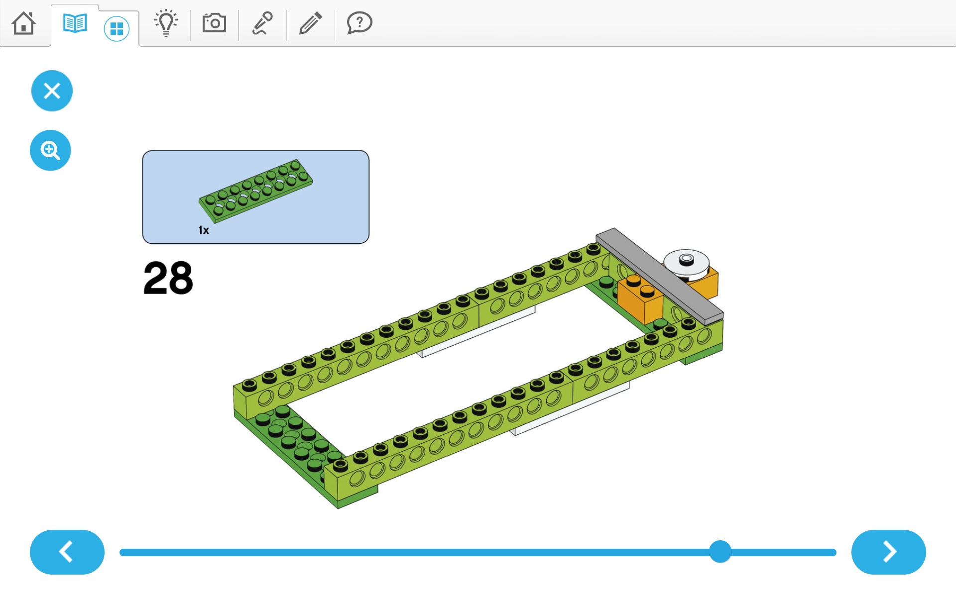 이미지.  위두(WeDo 2.0)로 당기기 로봇 만들기 조립 순서도 28번째