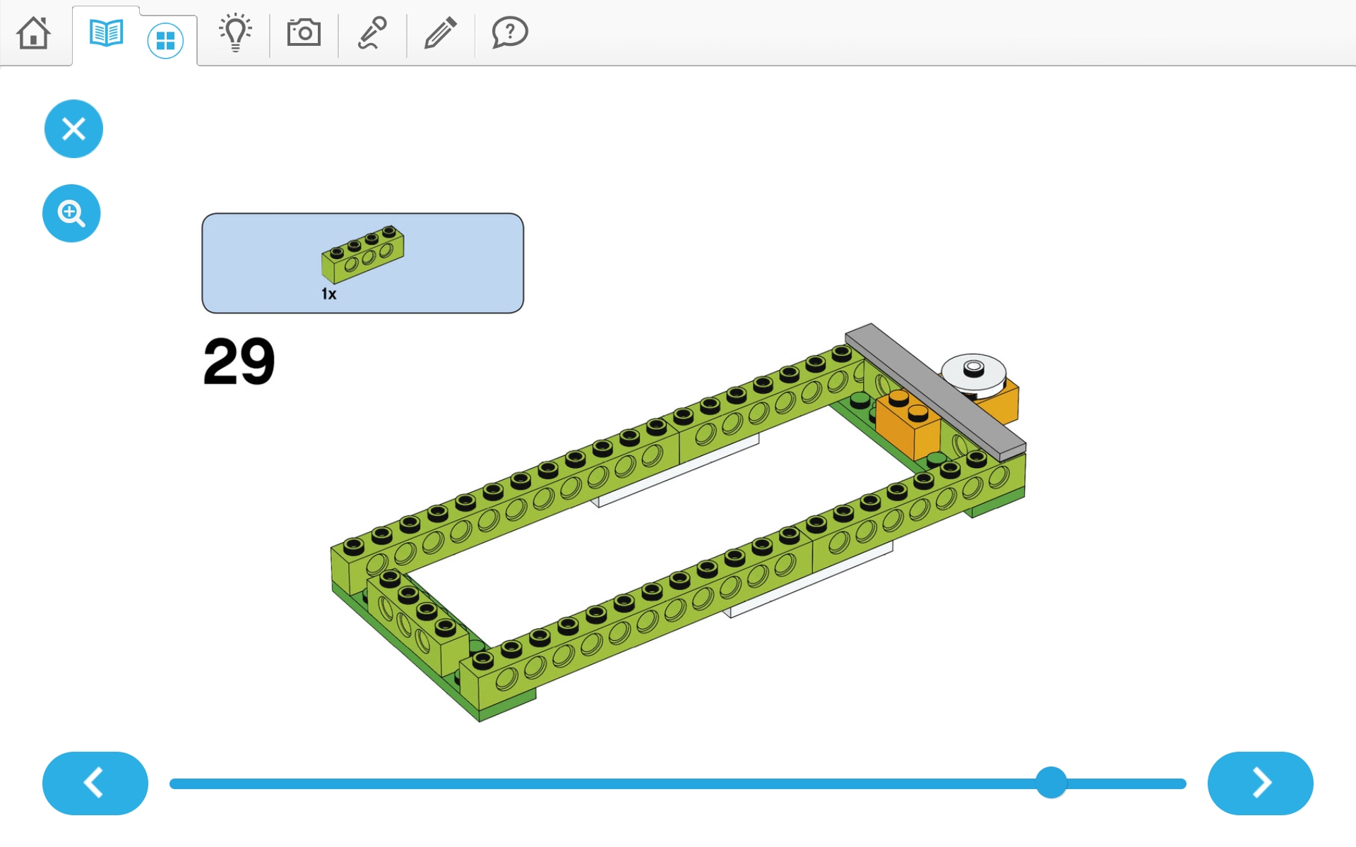 이미지.  위두(WeDo 2.0)로 당기기 로봇 만들기 조립 순서도 29번째