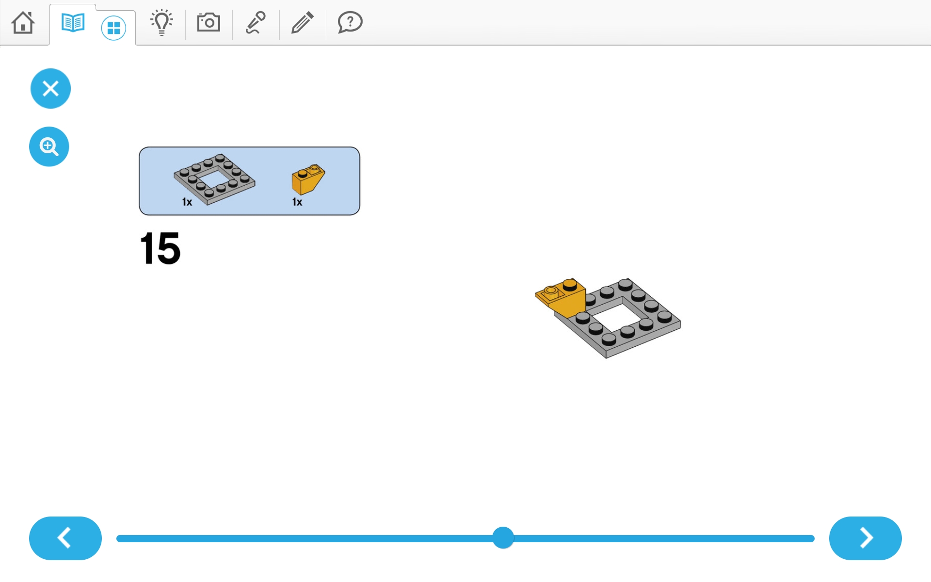 이미지. 위두(WeDo 2.0)로 자동차 조립 순서도 15번째