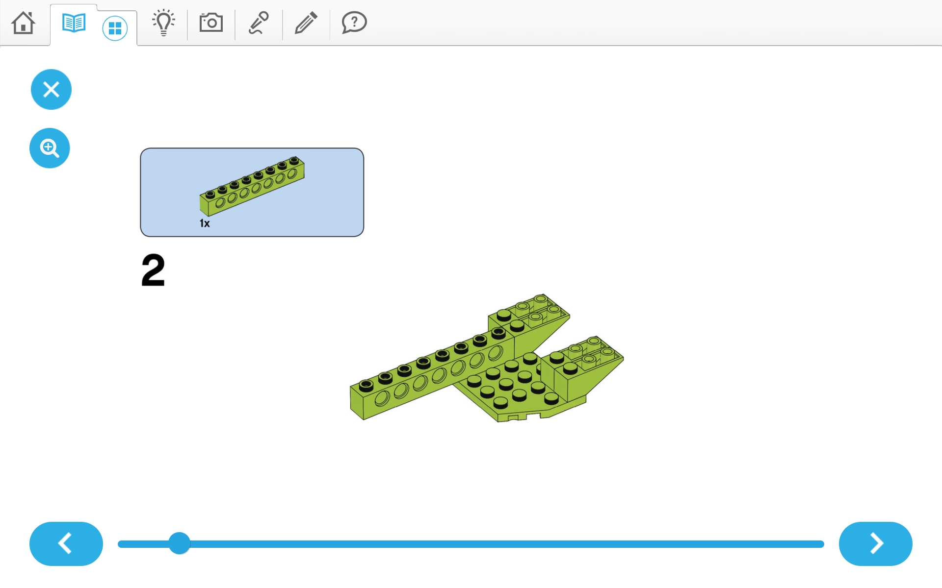이미지. 위두(WeDo 2.0)로 자동차 조립 순서도 2번째