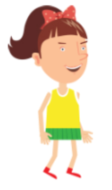 이미지. 여자아이2의 오브젝트 스크린샷 부품 사진