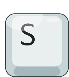 이미지.키보드의 S버튼