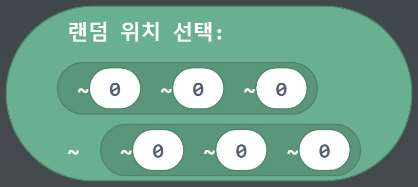 이미지. 랜덤 위치 선택:(0,0,0)~(0,0,0) 블록
