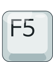 이미지. 키보드 F5.