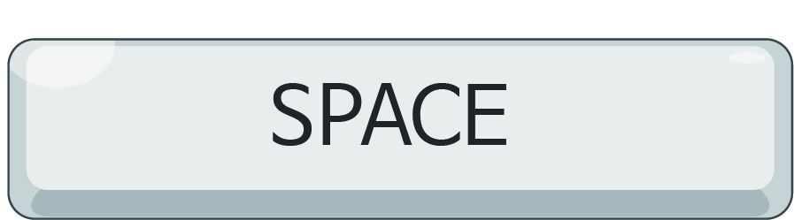 이미지. 키보드 space 자판