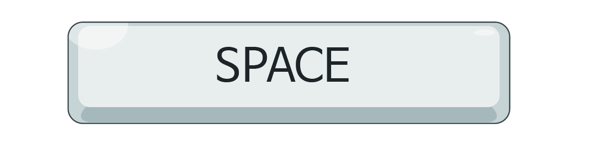 이미지. 키보드 space 자판