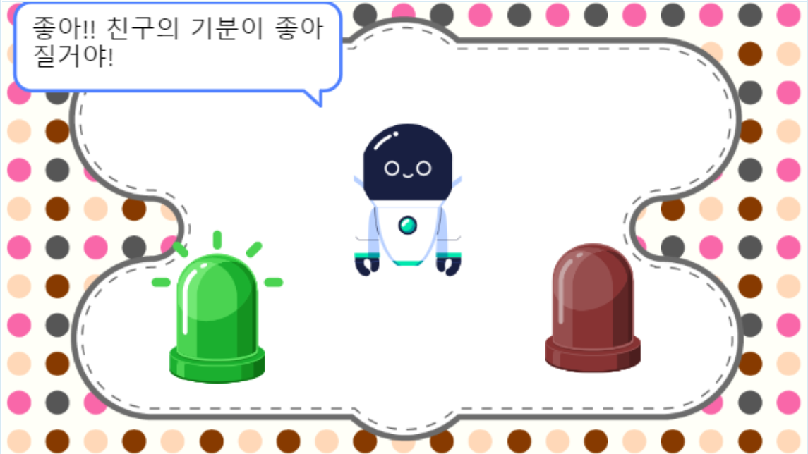 만든 작품을 친구들과 감상